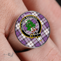 Scottish Cooper Dress Ancient Clan Tartan Ring - Crest Classic Scottish Plaid Tartan Plaid