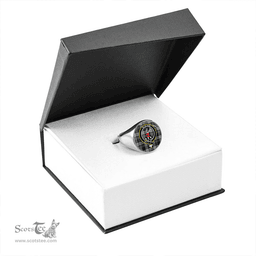 Scottish Colquhoun Dress Modern Clan Tartan Ring - Crest Classic Scottish Plaid Tartan Plaid