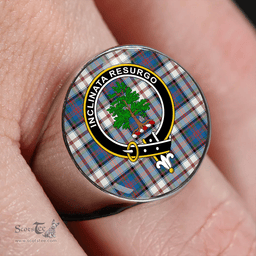 Scottish Cooper Dress #2 Ancient Clan Tartan Ring - Crest Classic Scottish Plaid Tartan Plaid