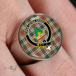 Scottish Gayre Dress #2 Ancient Clan Tartan Ring - Crest Classic Scottish Plaid Tartan Plaid