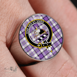 Scottish Craig Paisley (Craigie Paisley) Ancient Clan Tartan Ring - Crest Classic Scottish Plaid Tartan Plaid