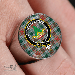 Scottish Gayre Dress #2 Modern Clan Tartan Ring - Crest Classic Scottish Plaid Tartan Plaid