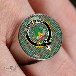 Scottish Gayre Dress Ancient Clan Tartan Ring - Crest Classic Scottish Plaid Tartan Plaid