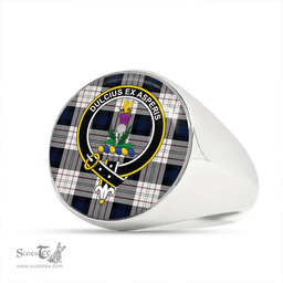 Scottish Ferguson Dress Clan Tartan Ring - Crest Classic Scottish Plaid Tartan Plaid