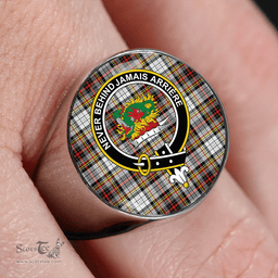 Scottish Douglas Dress Modern Clan Tartan Ring - Crest Classic Scottish Plaid Tartan Plaid