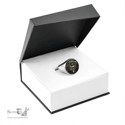 Scottish Graham of Menteith #2 Clan Tartan Ring - Crest Classic Scottish Plaid Tartan Plaid