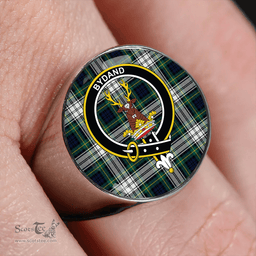Scottish Gordon Dress Modern Clan Tartan Ring - Crest Classic Scottish Plaid Tartan Plaid
