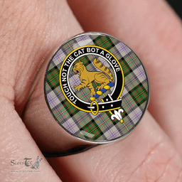Scottish Firth of Tay (Gillies Dress) Ancient Clan Tartan Ring - Crest Classic Scottish Plaid Tartan Plaid