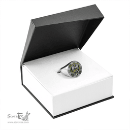 Scottish Ferguson Dress #2 Ancient Clan Tartan Ring - Crest Classic Scottish Plaid Tartan Plaid