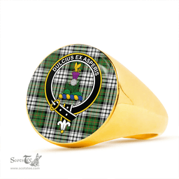 Scottish Ferguson Dress #2 Ancient Clan Tartan Ring - Crest Classic Scottish Plaid Tartan Plaid