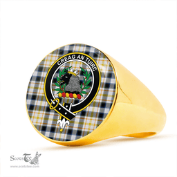 Scottish MacLaren Dress Modern Clan Tartan Ring - Crest Classic Scottish Plaid Tartan Plaid