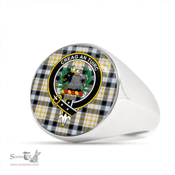 Scottish MacLaren Dress Modern Clan Tartan Ring - Crest Classic Scottish Plaid Tartan Plaid