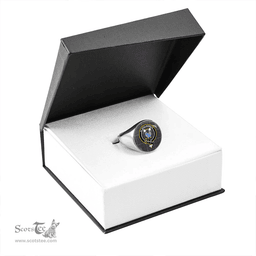 Scottish Hope Vere Weathered Clan Tartan Ring - Crest Classic Scottish Plaid Tartan Plaid
