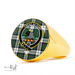 Scottish MacLaren Dress #2 Modern Clan Tartan Ring - Crest Classic Scottish Plaid Tartan Plaid