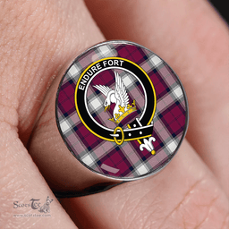 Scottish Lindsay Dress Dance Clan Tartan Ring - Crest Classic Scottish Plaid Tartan Plaid