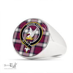 Scottish Lindsay Dress Dance Clan Tartan Ring - Crest Classic Scottish Plaid Tartan Plaid