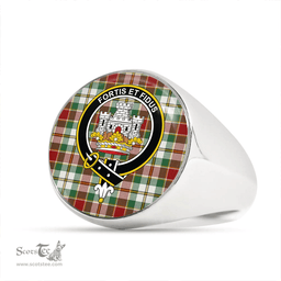 Scottish MacLachlan Dress Modern Clan Tartan Ring - Crest Classic Scottish Plaid Tartan Plaid