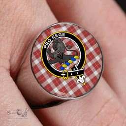 Scottish MacFie Dress (MacPhee Dress) Weathered Clan Tartan Ring - Crest Classic Scottish Plaid Tartan Plaid