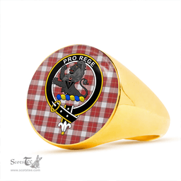 Scottish MacFie Dress (MacPhee Dress) Weathered Clan Tartan Ring - Crest Classic Scottish Plaid Tartan Plaid