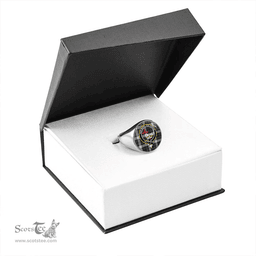 Scottish MacDonald Dress Modern Clan Tartan Ring - Crest Classic Scottish Plaid Tartan Plaid