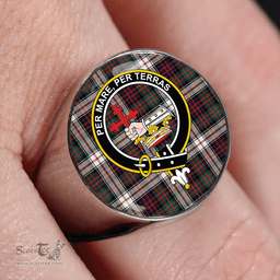 Scottish MacDonald Dress Modern Clan Tartan Ring - Crest Classic Scottish Plaid Tartan Plaid