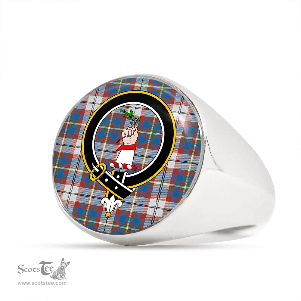 Scottish Oliver Pink Dress Modern Clan Tartan Ring - Crest Classic Scottish Plaid Tartan Plaid