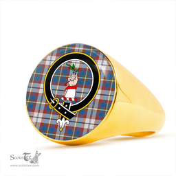Scottish Oliver Pink Dress Modern Clan Tartan Ring - Crest Classic Scottish Plaid Tartan Plaid