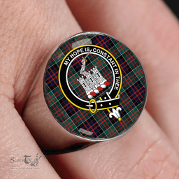 Scottish MacDonald of Clanranald #2 (MacDonald of Clanranald; #2) Modern Clan Tartan Ring - Crest Classic Scottish Plaid Tartan Plaid