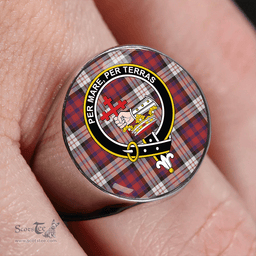 Scottish MacDonald Dress; Irish Weathered Clan Tartan Ring - Crest Classic Scottish Plaid Tartan Plaid