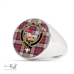 Scottish MacDonald Dress; Irish Weathered Clan Tartan Ring - Crest Classic Scottish Plaid Tartan Plaid