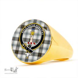 Scottish Henderson Dress #3 (MacKendrick Dress #3) Weathered Clan Tartan Ring - Crest Classic Scottish Plaid Tartan Plaid