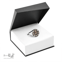 Scottish Scott Dress Modern Clan Tartan Ring - Crest Classic Scottish Plaid Tartan Plaid