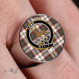 Scottish Scott Dress Modern Clan Tartan Ring - Crest Classic Scottish Plaid Tartan Plaid
