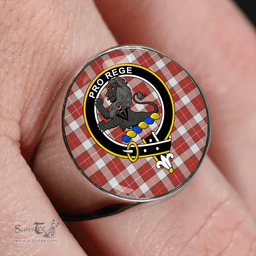 Scottish MacFie Dress (MacPhee Dress) Ancient Clan Tartan Ring - Crest Classic Scottish Plaid Tartan Plaid