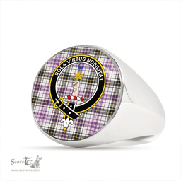 Scottish Henderson Dress (MacKendrick Dress) Weathered Clan Tartan Ring - Crest Classic Scottish Plaid Tartan Plaid