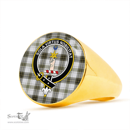 Scottish Henderson Dress #2 Weathered Clan Tartan Ring - Crest Classic Scottish Plaid Tartan Plaid