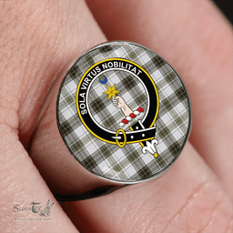 Scottish Henderson Dress #2 Weathered Clan Tartan Ring - Crest Classic Scottish Plaid Tartan Plaid