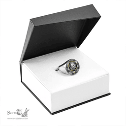 Scottish Kennedy Dress Modern Clan Tartan Ring - Crest Classic Scottish Plaid Tartan Plaid