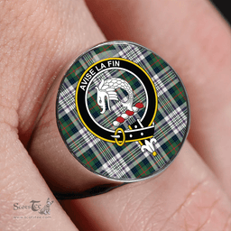 Scottish Kennedy Dress Modern Clan Tartan Ring - Crest Classic Scottish Plaid Tartan Plaid