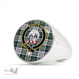 Scottish Kennedy Dress Modern Clan Tartan Ring - Crest Classic Scottish Plaid Tartan Plaid