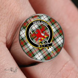 Scottish MacDuff Dress Ancient Clan Tartan Ring - Crest Classic Scottish Plaid Tartan Plaid