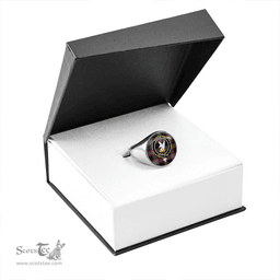 Scottish Lindsay Hunting Modern Clan Tartan Ring - Crest Classic Scottish Plaid Tartan Plaid