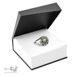 Scottish MacDiarmid Dress Modern Clan Tartan Ring - Crest Classic Scottish Plaid Tartan Plaid