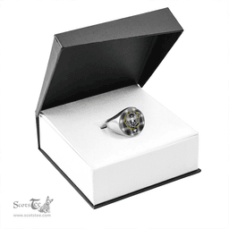Scottish Murray of Atholl Dress (Murray Dress) Modern Clan Tartan Ring - Crest Classic Scottish Plaid Tartan Plaid