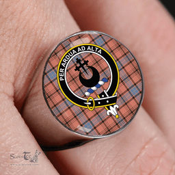 Scottish Hannay Dress (Haney Dress) Weathered Clan Tartan Ring - Crest Classic Scottish Plaid Tartan Plaid