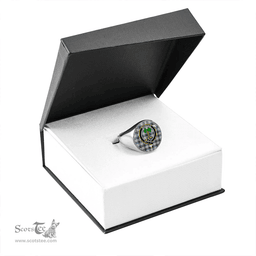 Scottish MacEwan Dress Arisaid Ancient Clan Tartan Ring - Crest Classic Scottish Plaid Tartan Plaid