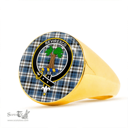 Scottish MacEwan Dress Arisaid Ancient Clan Tartan Ring - Crest Classic Scottish Plaid Tartan Plaid