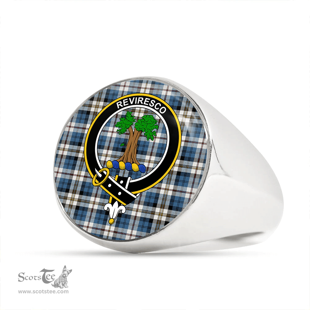 Scottish MacEwan Dress Arisaid Ancient Clan Tartan Ring - Crest Classic Scottish Plaid Tartan Plaid