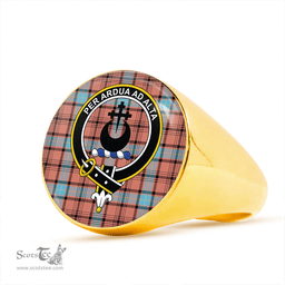 Scottish Hannay Dress (Haney Dress) Ancient Clan Tartan Ring - Crest Classic Scottish Plaid Tartan Plaid