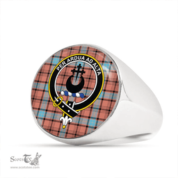 Scottish Hannay Dress (Haney Dress) Ancient Clan Tartan Ring - Crest Classic Scottish Plaid Tartan Plaid